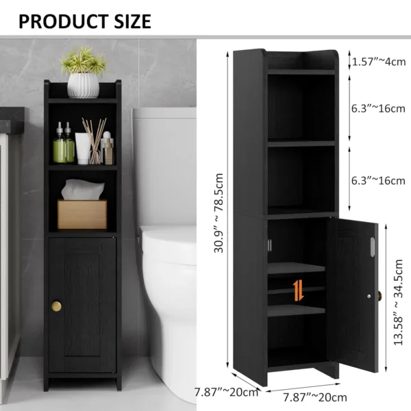 small bathroom storage corner 3