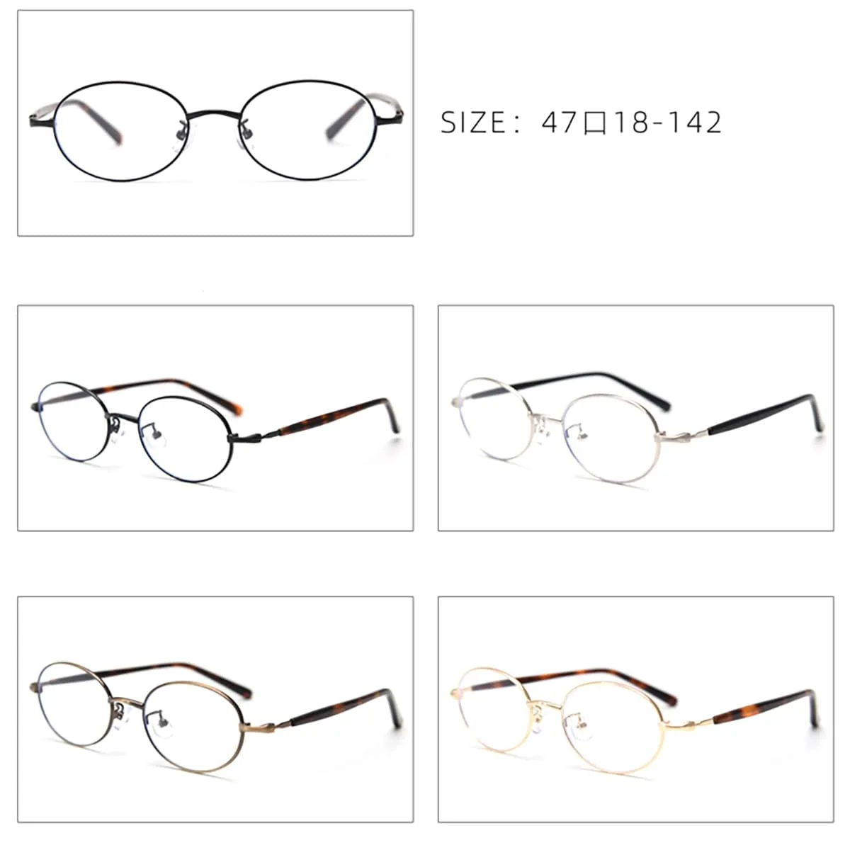 small oval glasses frame 5