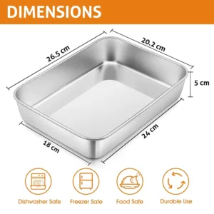 small oven tray stainless 2