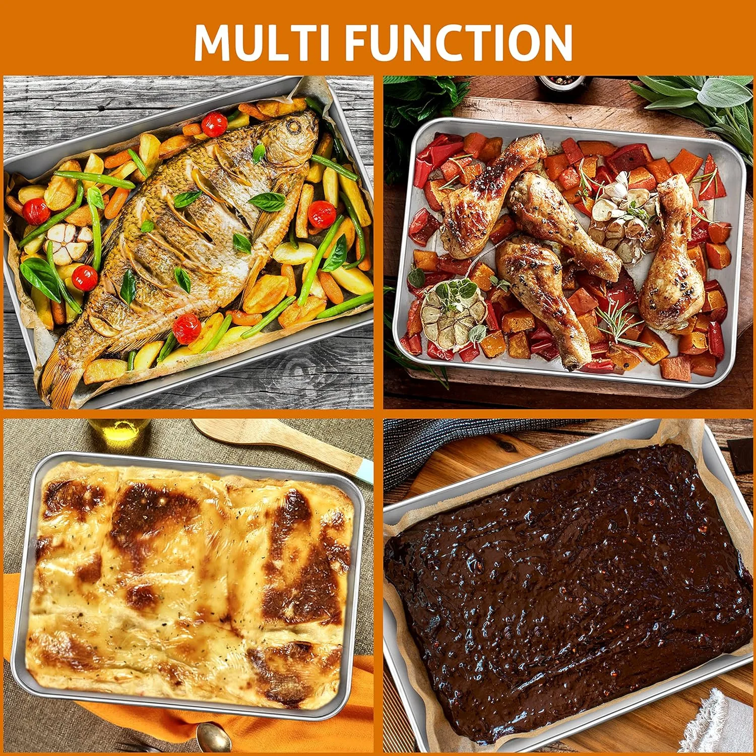 small oven tray stainless 7