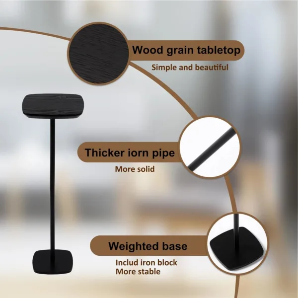 small side table pedestal 4