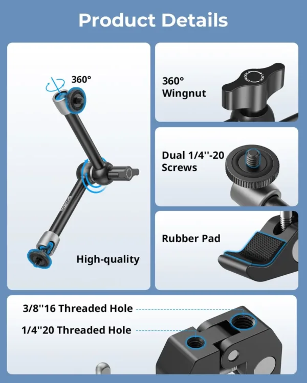smallrig clamp magic arm 2
