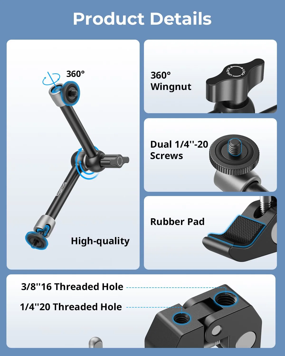 smallrig clamp magic arm 2