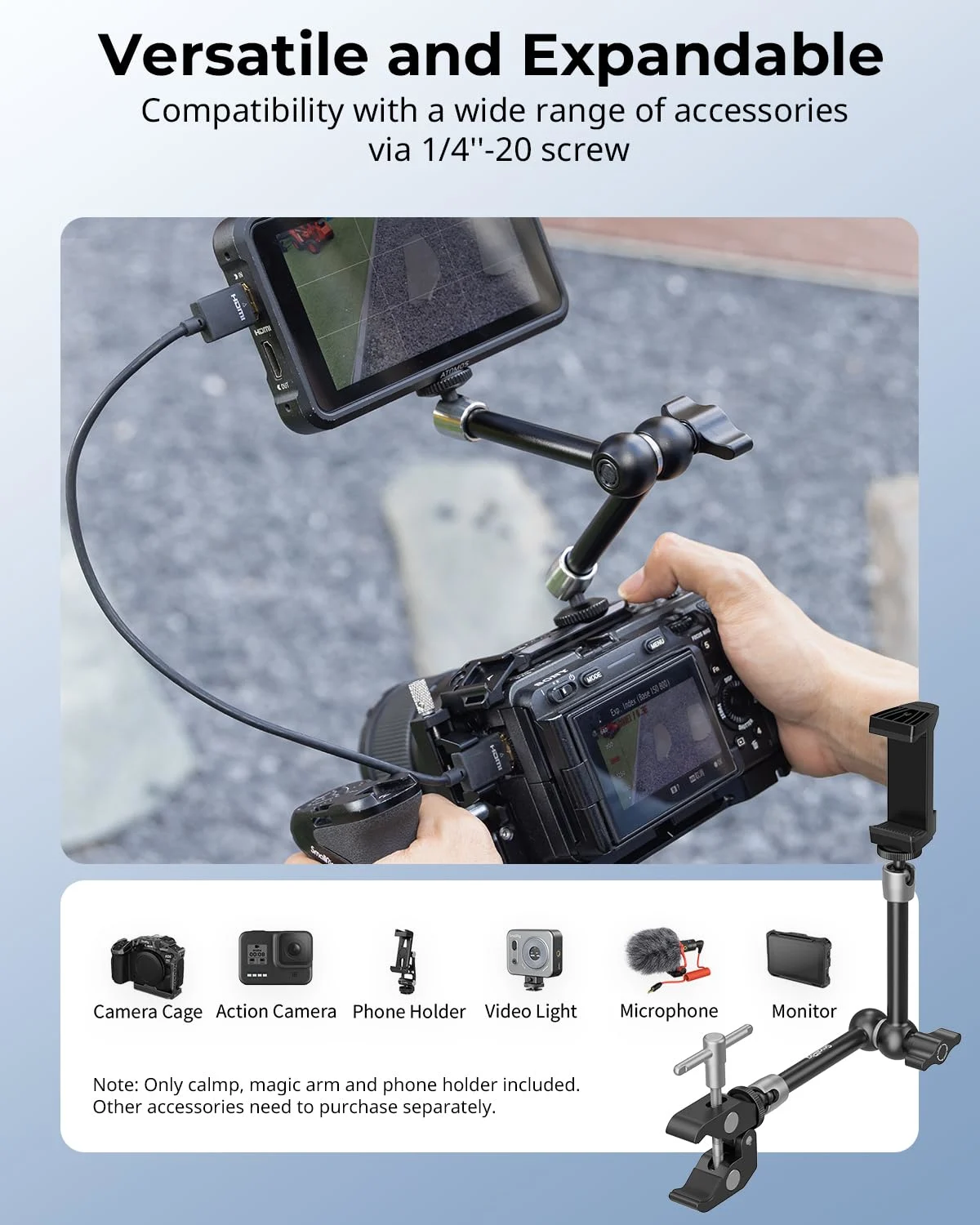 smallrig clamp magic arm 4