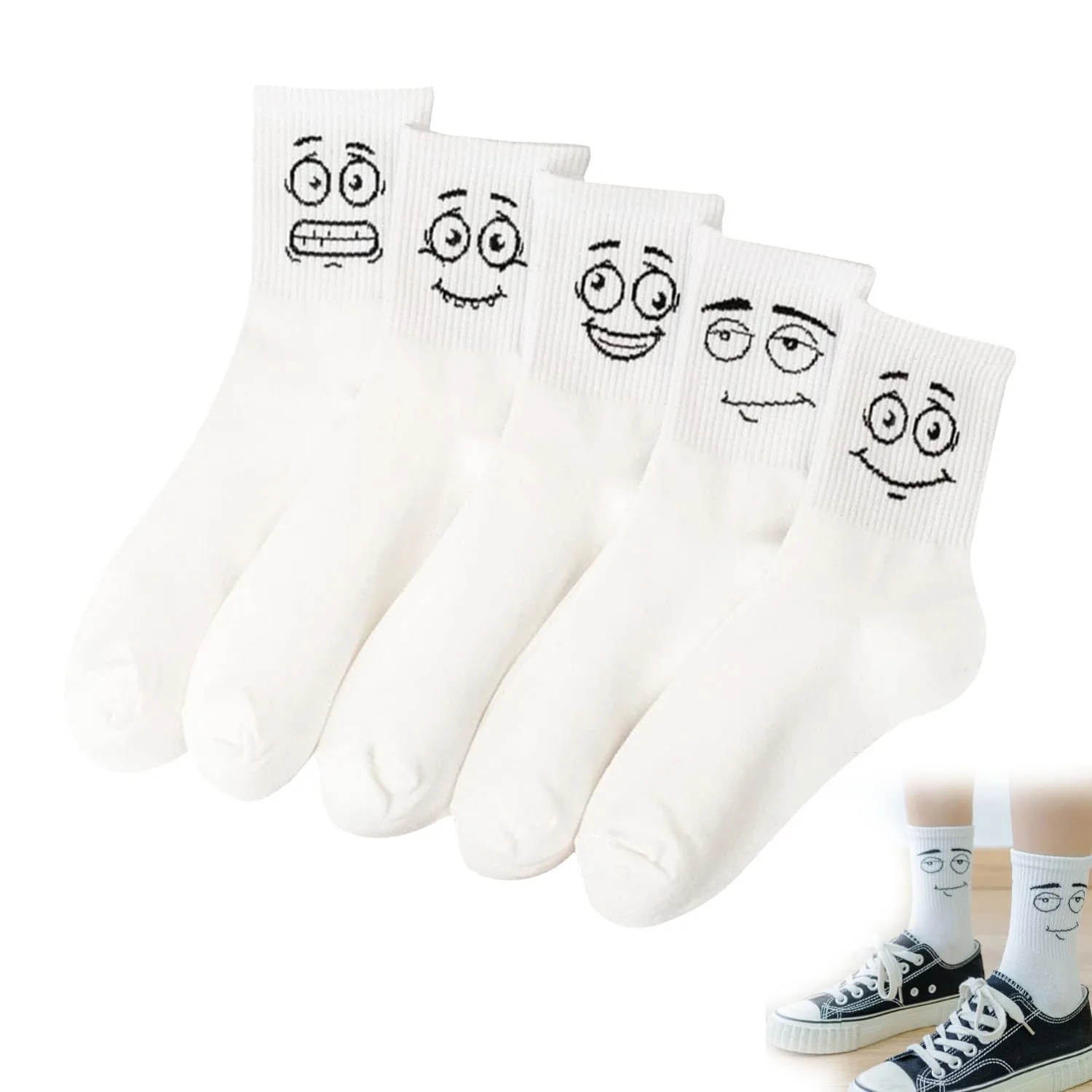 smiley face socks 1