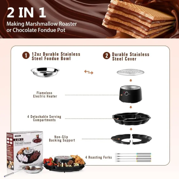 smores maker fondue 2