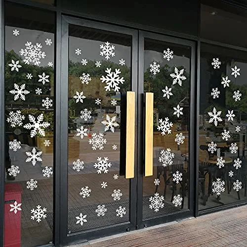 snowflake window clings 2