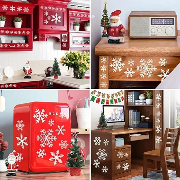 snowflake window clings 3