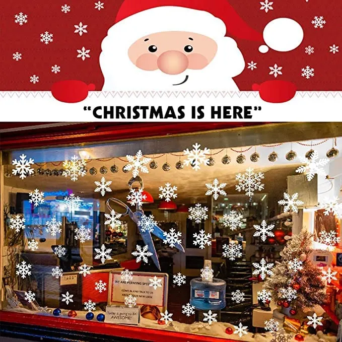 snowflake window clings 5