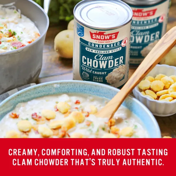 snows clam chowder 6
