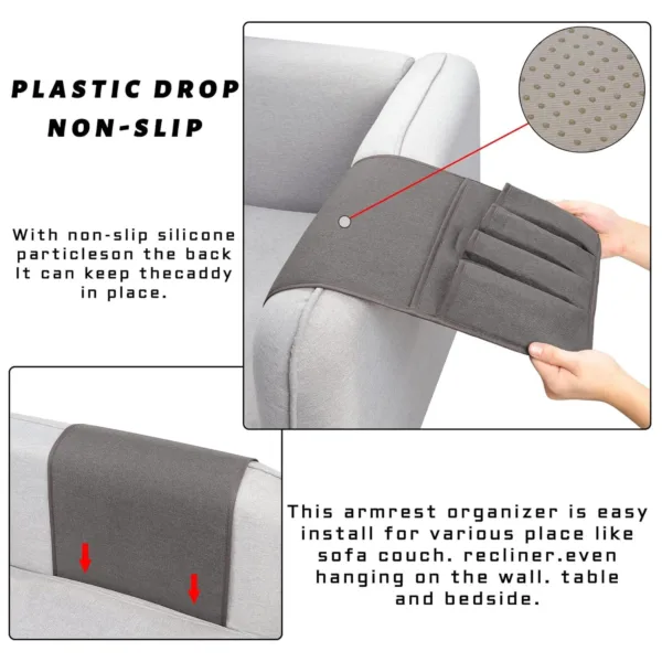 sofa armrest organizer remote 5