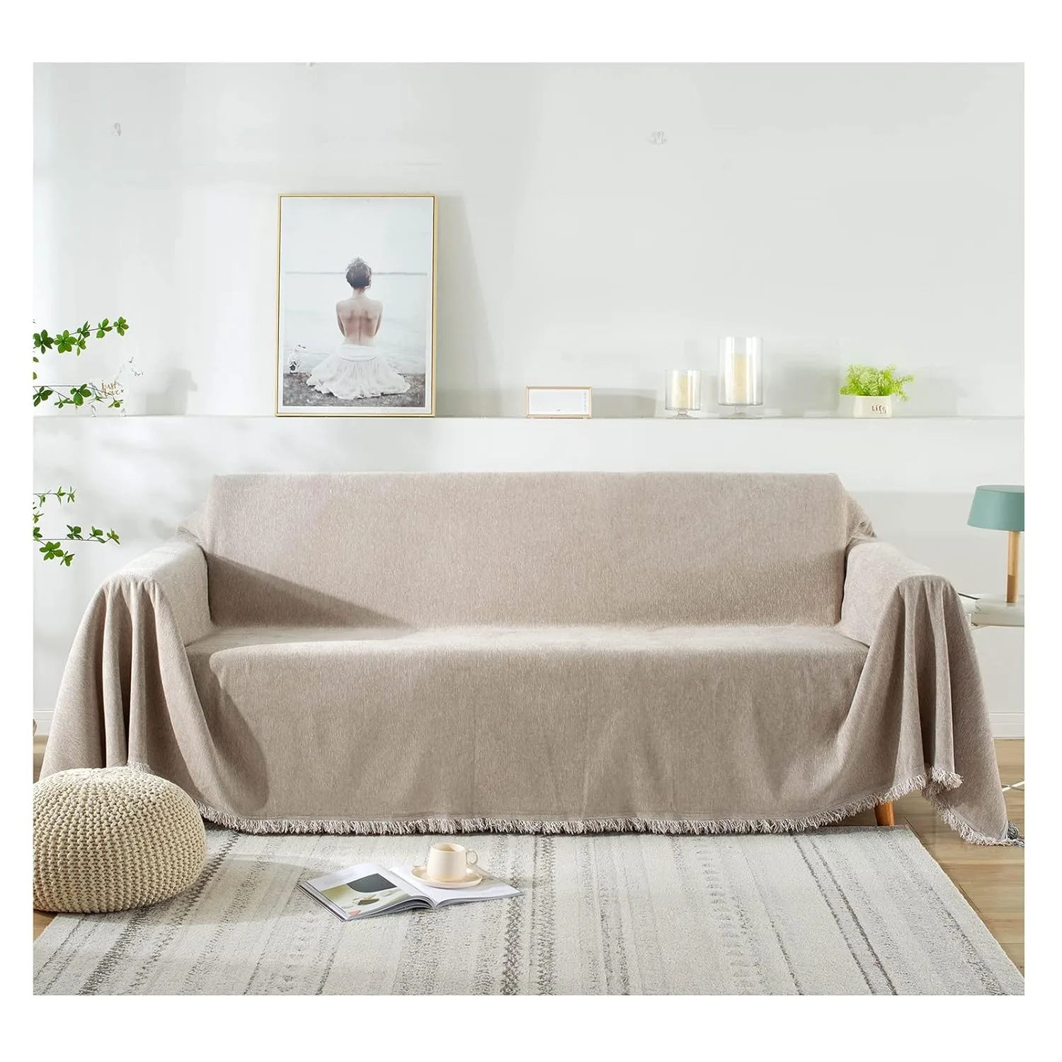 sofa cover chenille 1