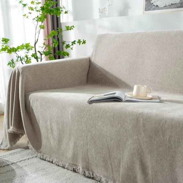 sofa cover chenille 3