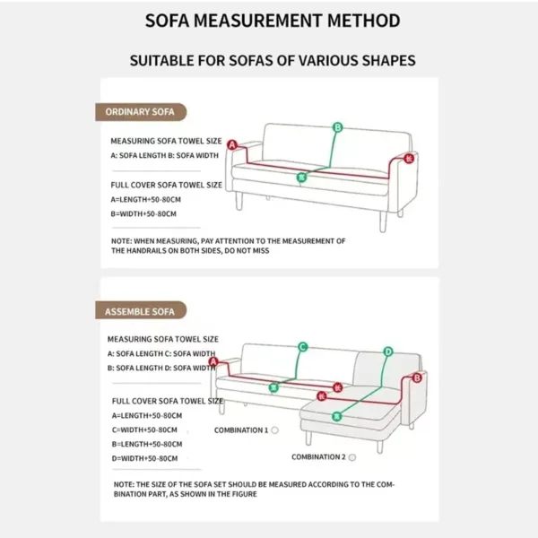 sofa cover chenille 7