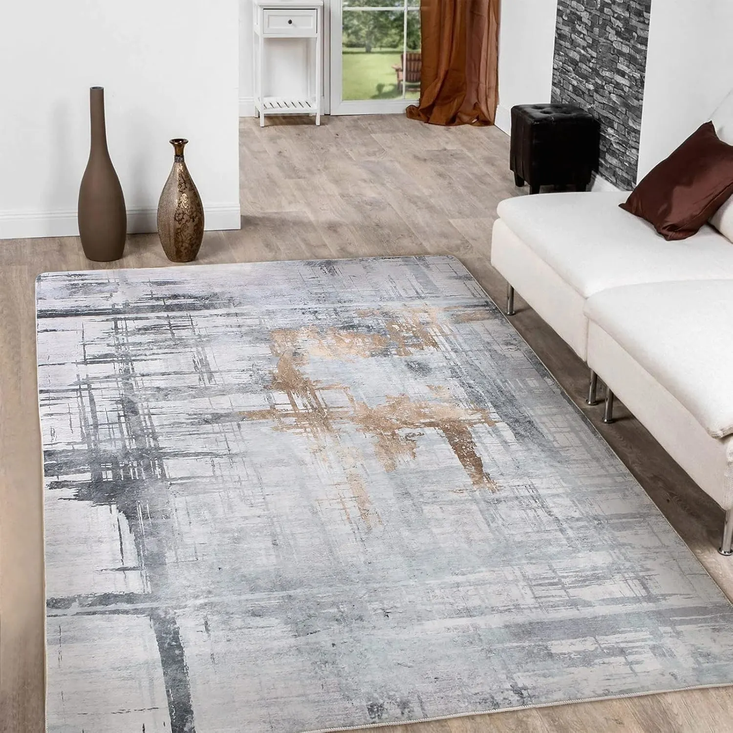 soft area rug modern 2