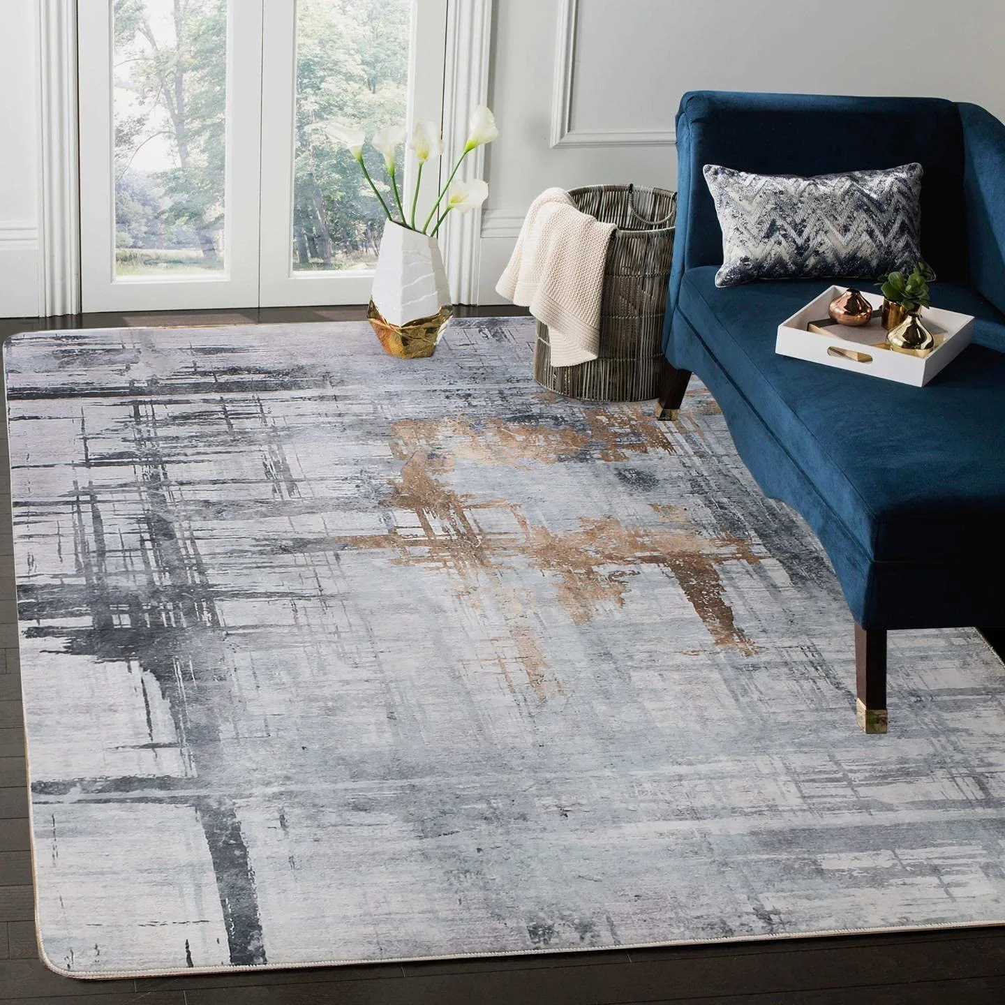 soft area rug modern 3
