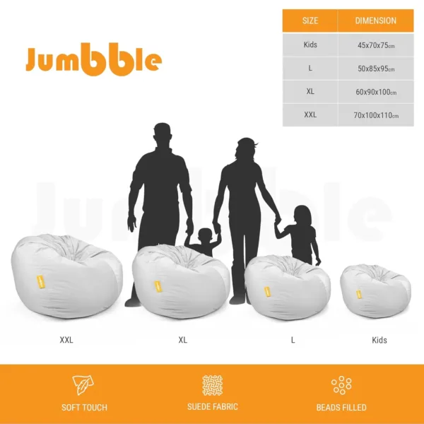 soft suede bean bag 7