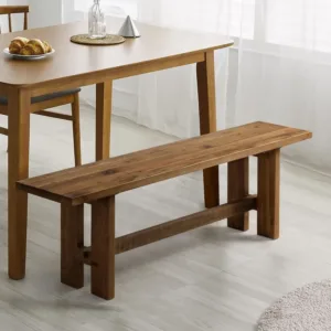 solid wood entryway bench 4