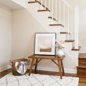 solid wood farmhouse bench 4