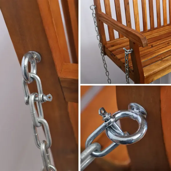 solid wood garden swing 7