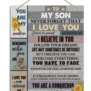 son gift wall decor 1