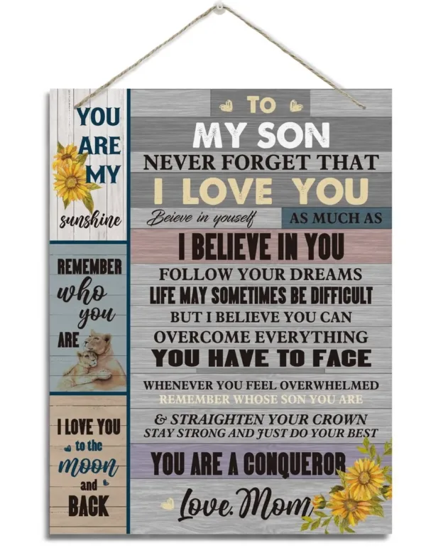 son gift wall decor 1