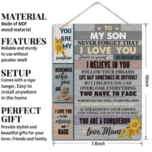 son gift wall decor 2