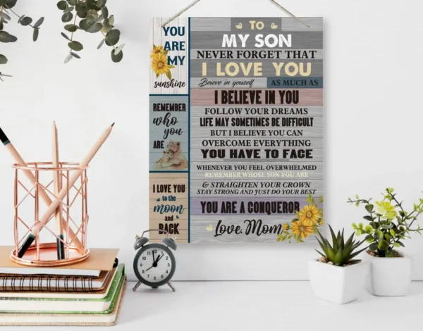 son gift wall decor 3