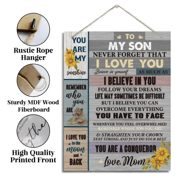 son gift wall decor 5