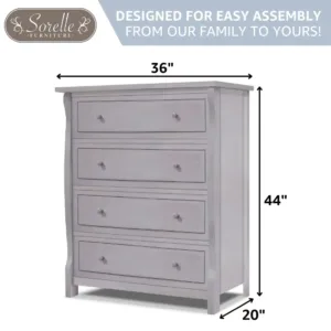 sorelle tuscany dresser white 3