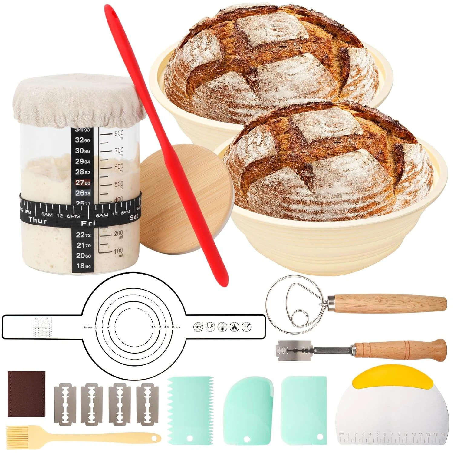 sourdough starter kit bread 1