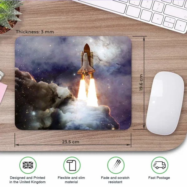 space rocket mouse mat 2