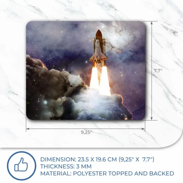 space rocket mouse mat 7