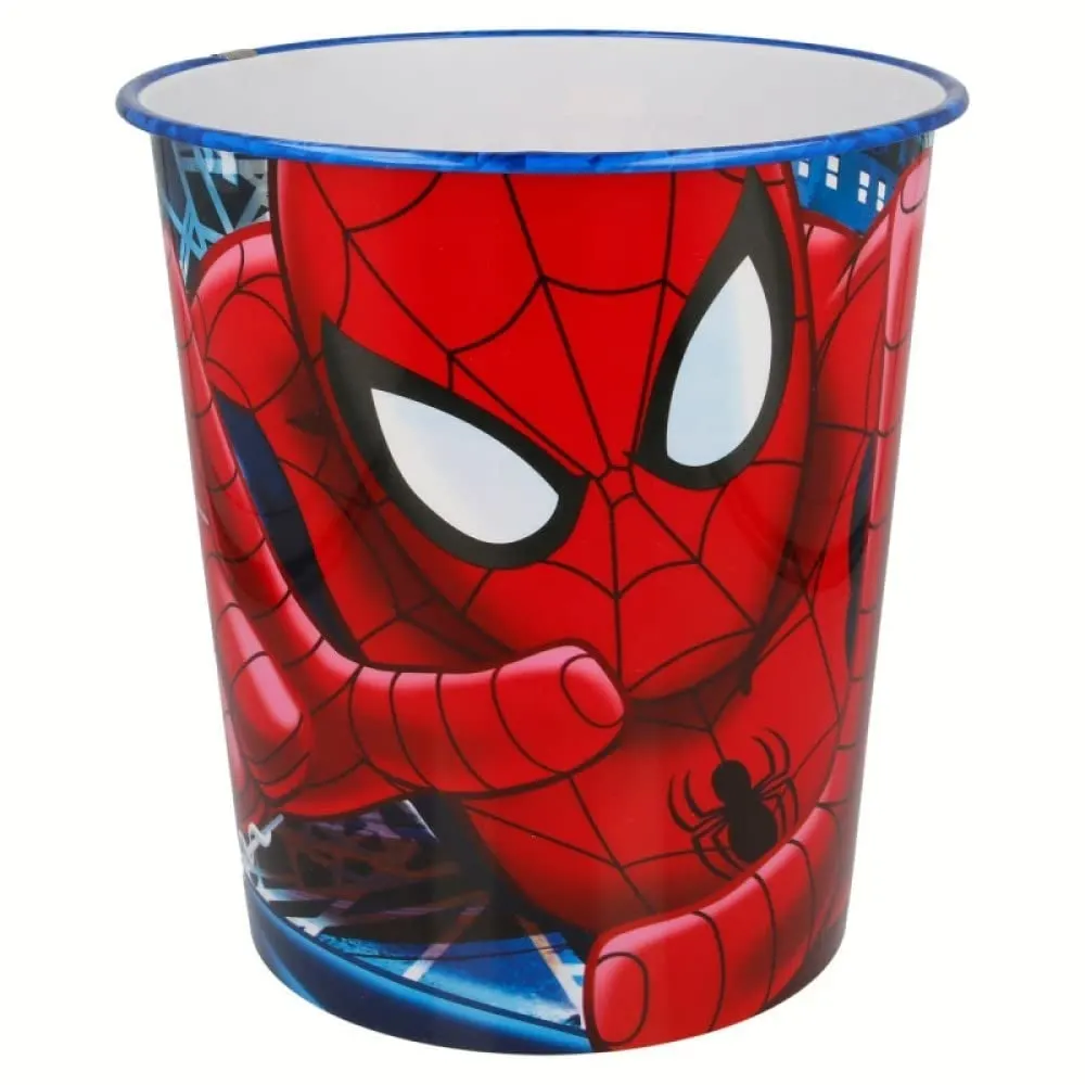 spiderman kids trash can 1