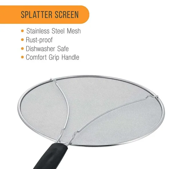 splatter screen frying pan 3