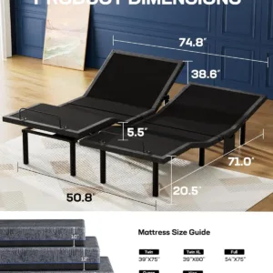 split king adjustable bed 2