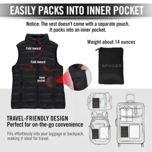 spyder puffer vest women 4