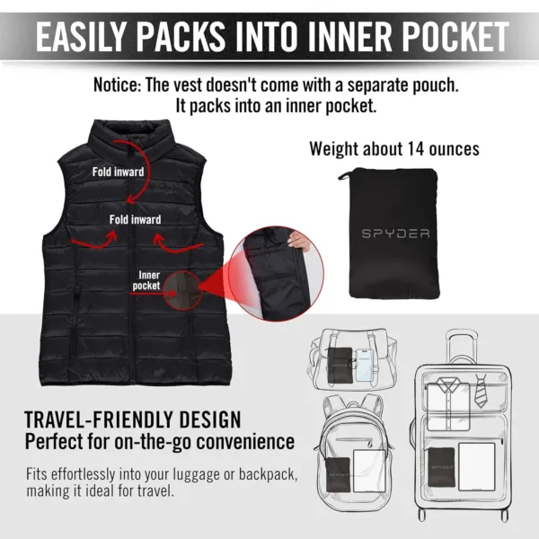 spyder puffer vest women 4