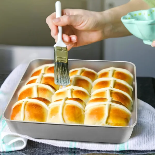 square baking pan set 4