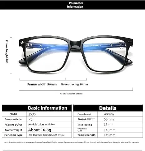 square frame eyeglasses 5
