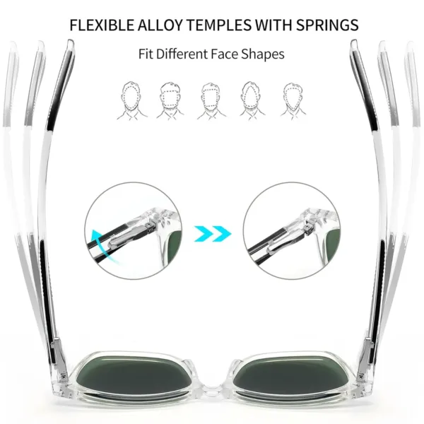 square sunglasses uv 4