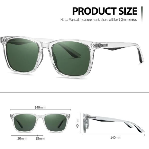 square sunglasses uv 5