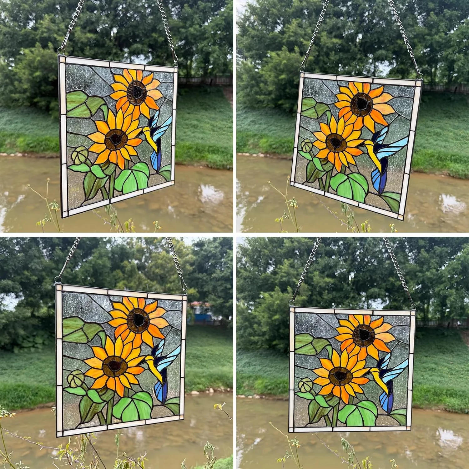 stained glass sunflower 2