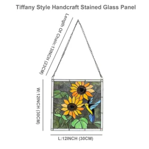 stained glass sunflower 6