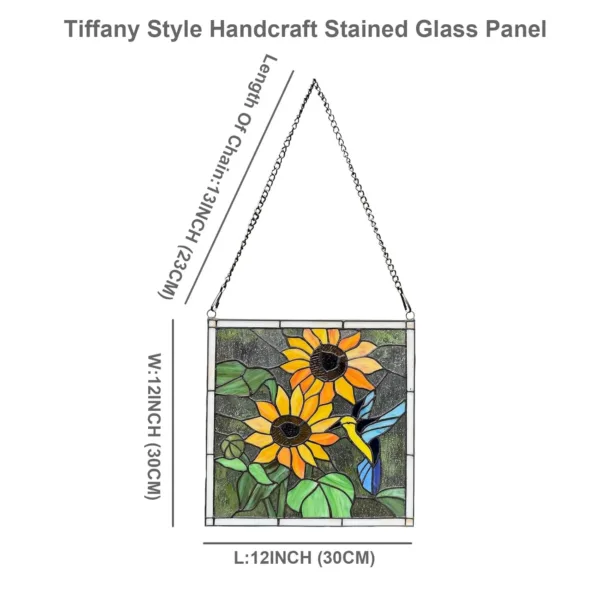 stained glass sunflower 6