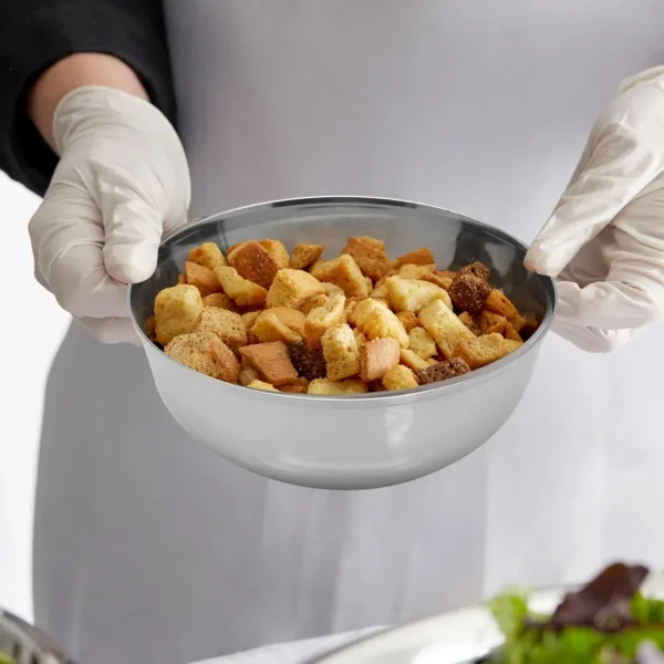 stainless steel serving bowl 4