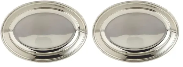 stainless steel serving plate 7