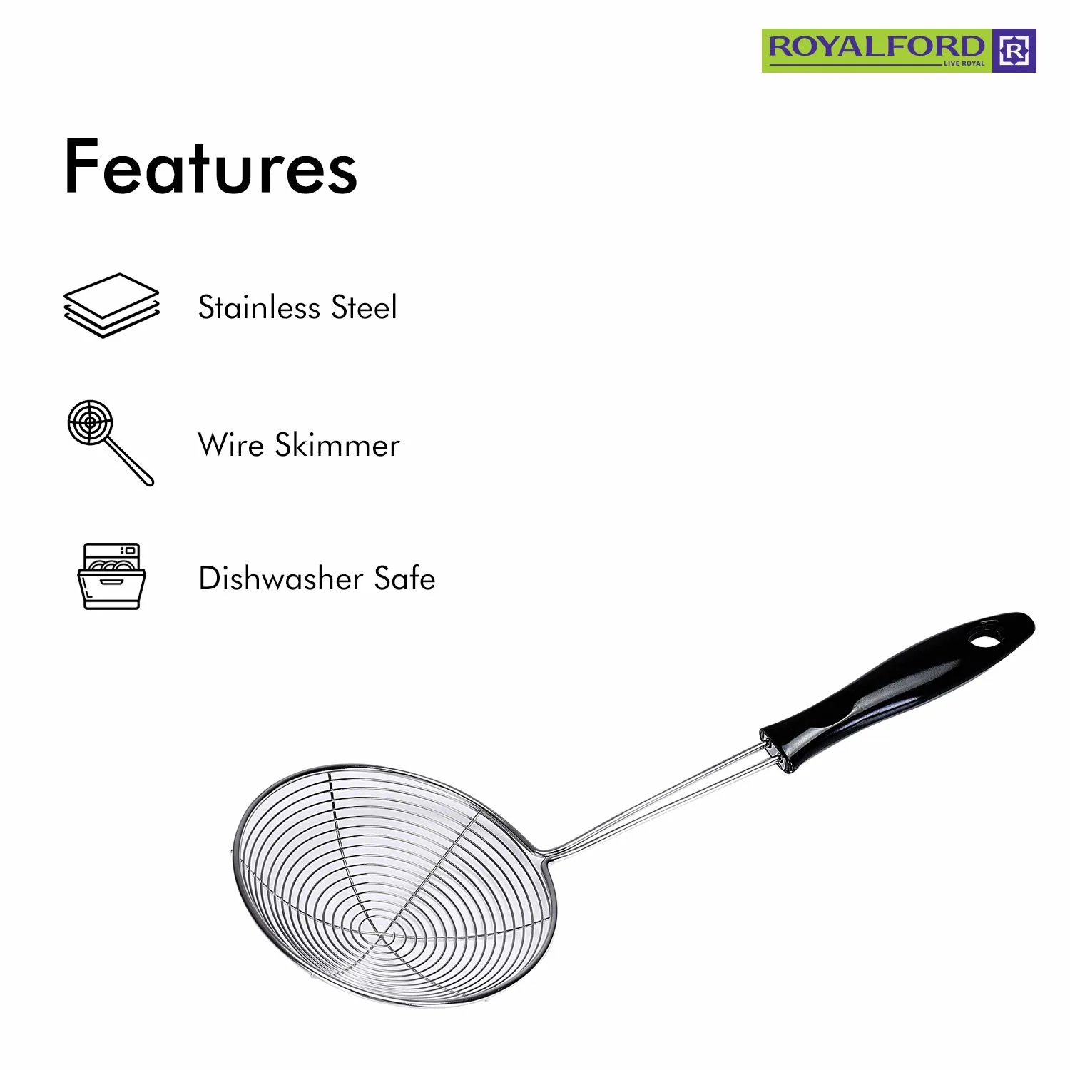stainless steel skimmer spoon 2