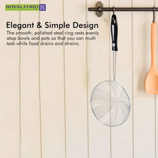 stainless steel skimmer spoon 7