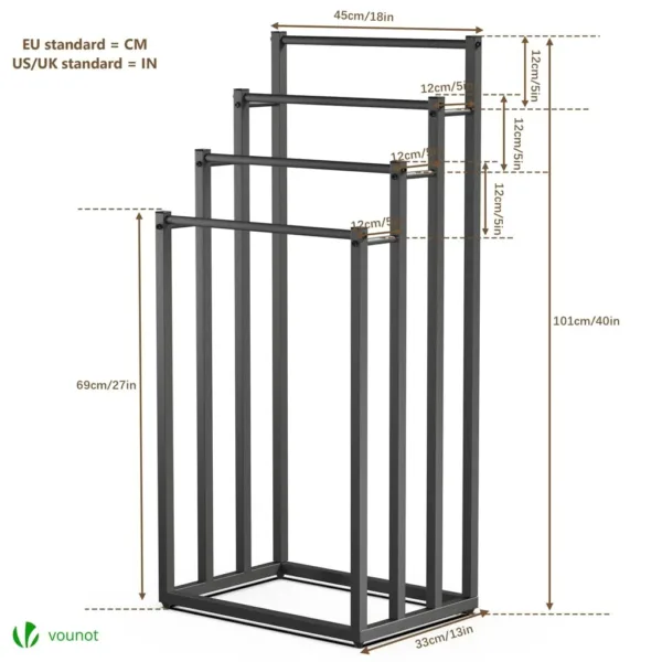 standing towel holder 4